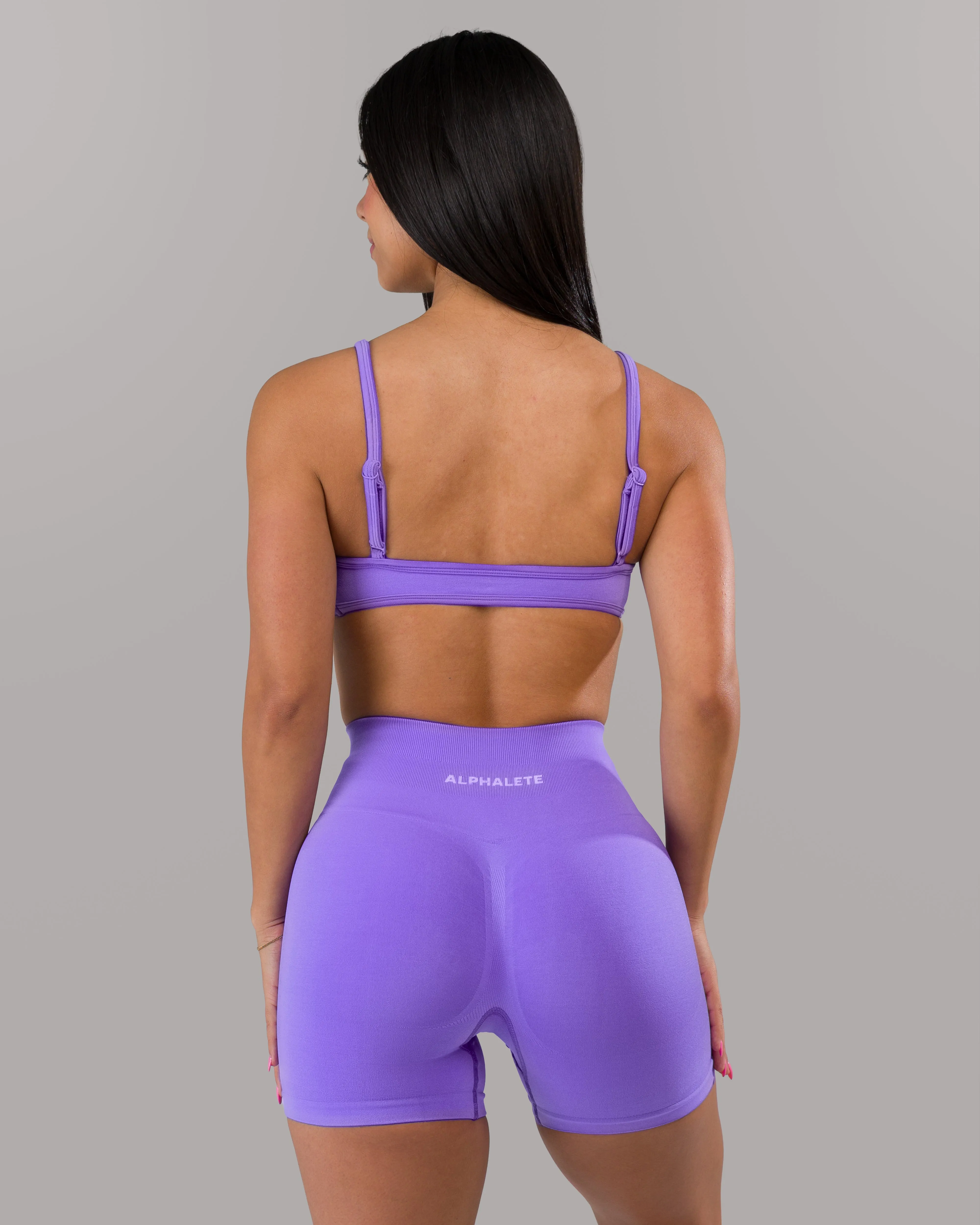 Sandy Bra - Ultraviolet Zipped seams