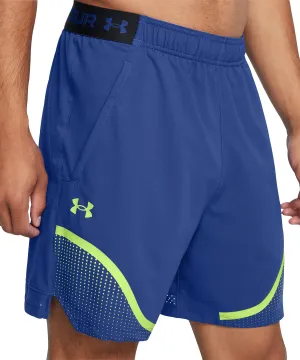 Quick Drying Fabric school outfit Under Armour Vanish Woven 6 Inch Graphic Mens Training Shorts - Blue