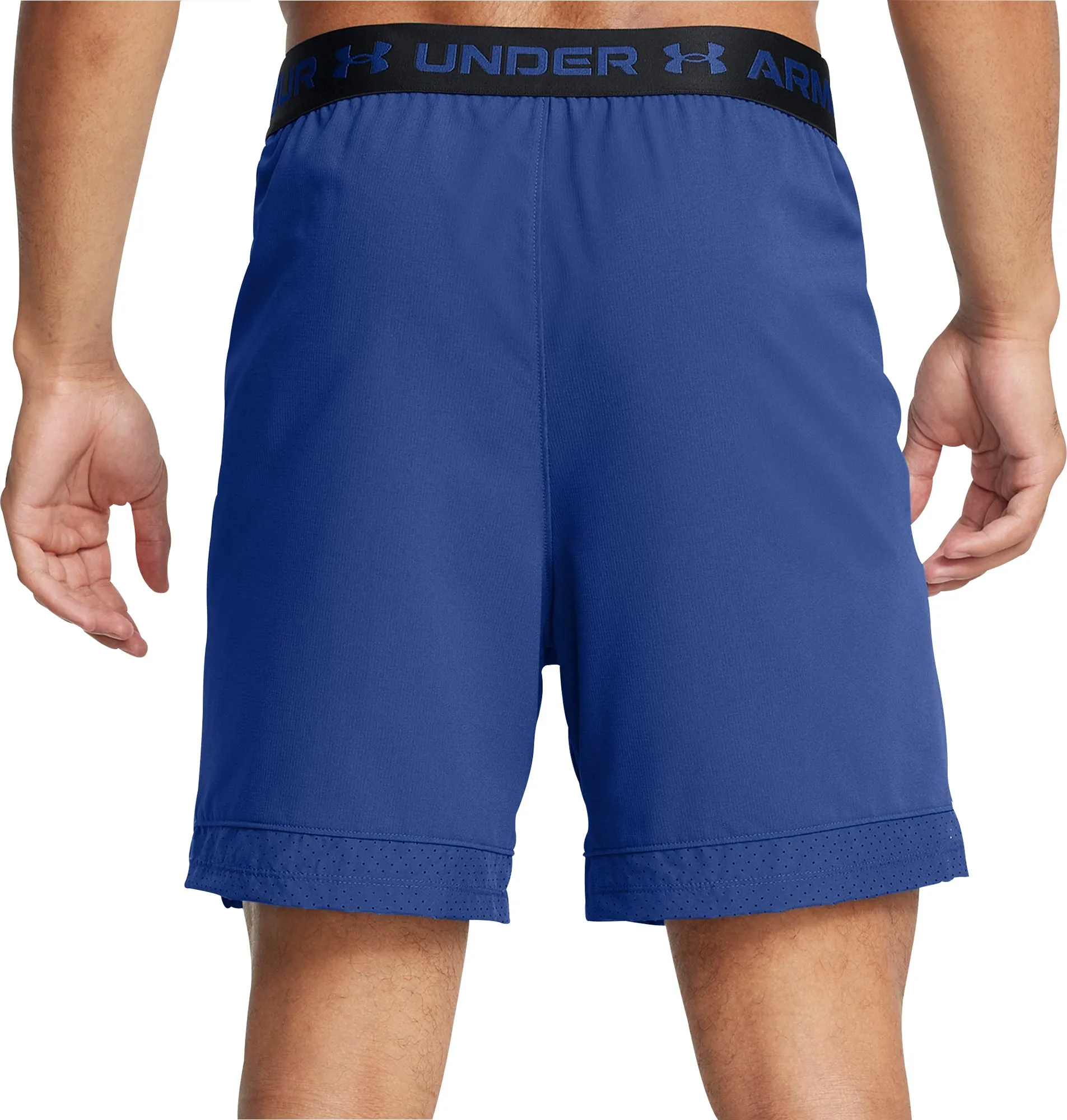 Under Armour Vanish Woven 6 Inch Graphic Mens Training Shorts - Blue Multi Directional Flex Semi-formal