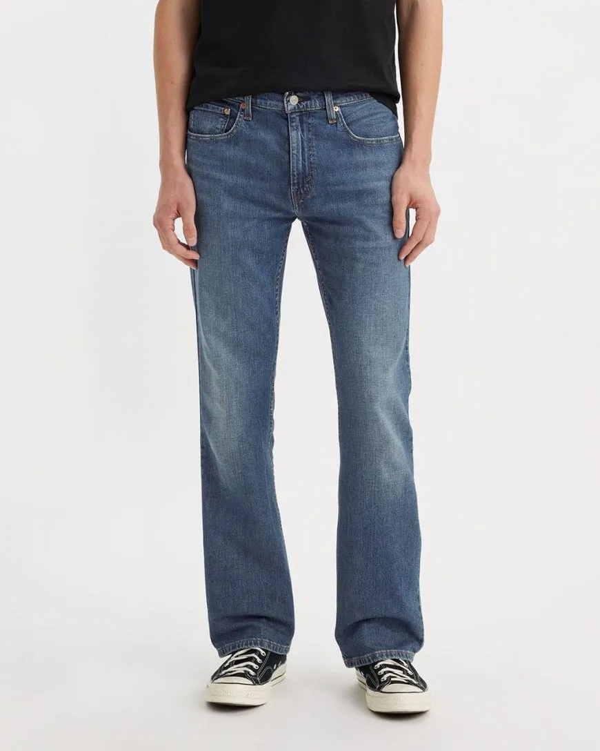 Autumn Days Parent Style Bold Laser Cut Edges Levi's? 527 Slim Bootcut Mens Jeans - My Indigo Story
