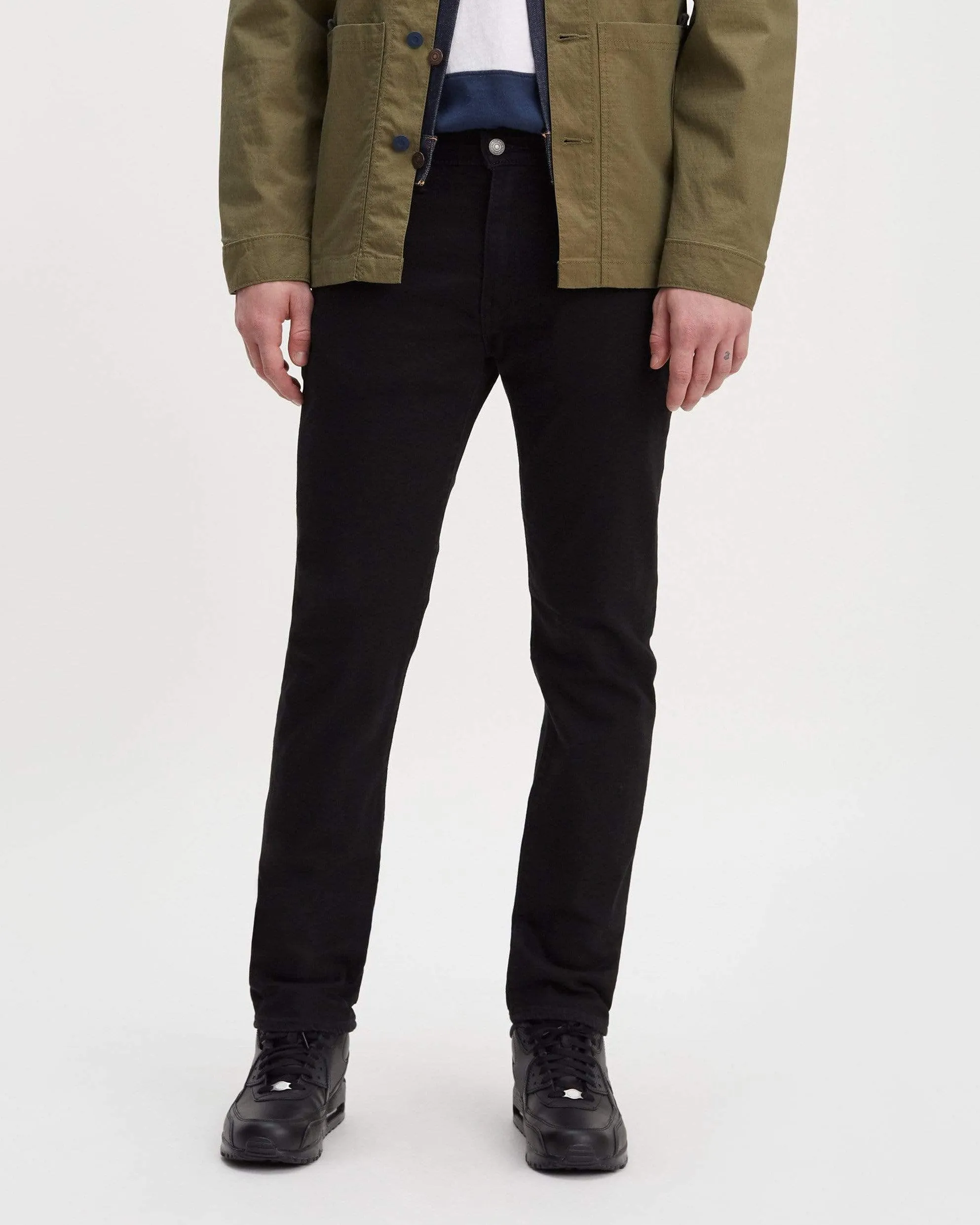 Levi's? 502 Regular Tapered Mens Jeans - Nightshine Black Relaxed Style Work Ready Outdoor Enthusiast