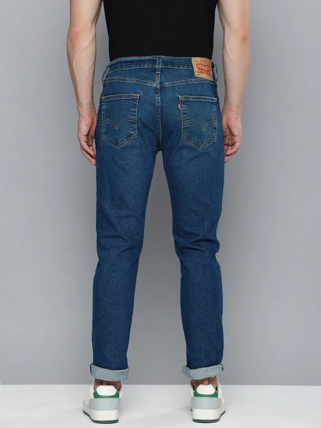 Spring Mood Elegant City Walk Men's 527 Blue Bootcut Fit Mid Rise Jeans