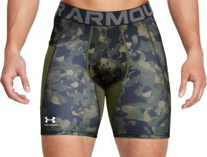 Holiday Wear Under Armour HeatGear Printed Mens Compression Short Tights - Green