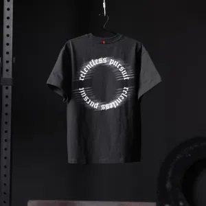 Set In Sleeve 0797. Tech Essential? Relaxed Tee - Black "RP Blur"