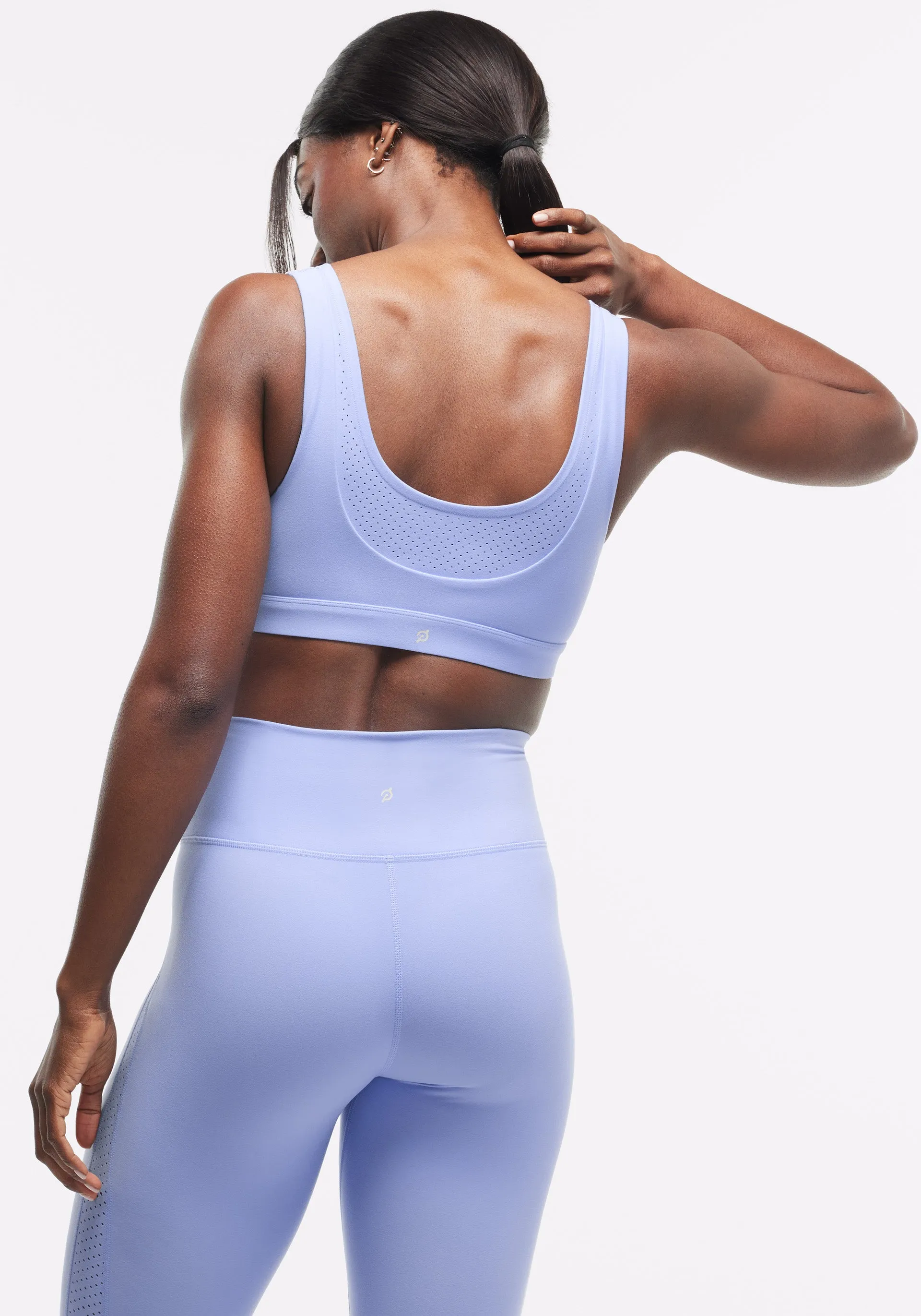 Cadent Laser Perforated Bra Cropped fit seams