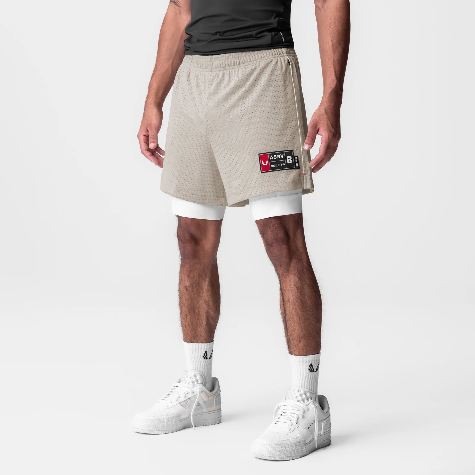 Smart Fit 0991. Ion-Mesh 5" Liner Short - Chai