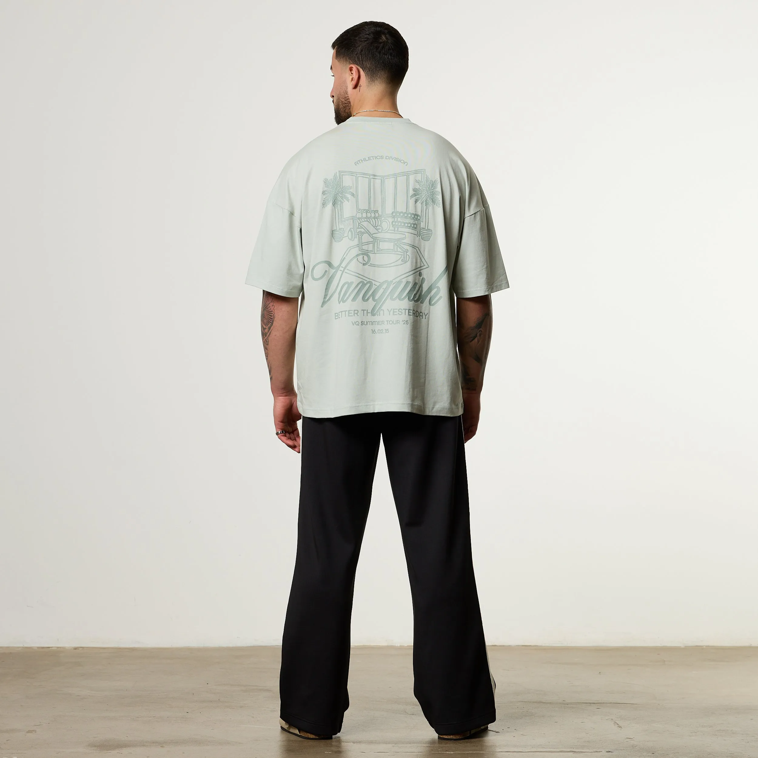 Vanquish Off Season Green Oversized Boxy T Shirt ThermoregulatingFabric