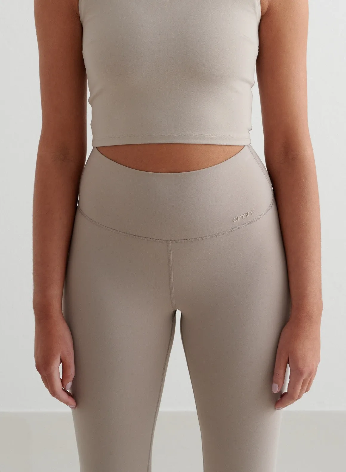 Dark Clay Sense Tights Flexible Hem