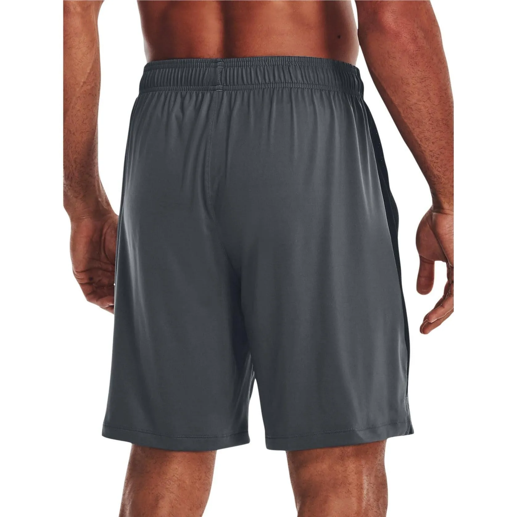 TaglessLabeling Quick Release Buckle Under Armour Tech Vent Mens Training Shorts - Grey