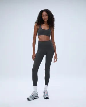 Ultimate Seam Detail Zip Pocket Leggings - Graphite Grey No irritation Pocket Design