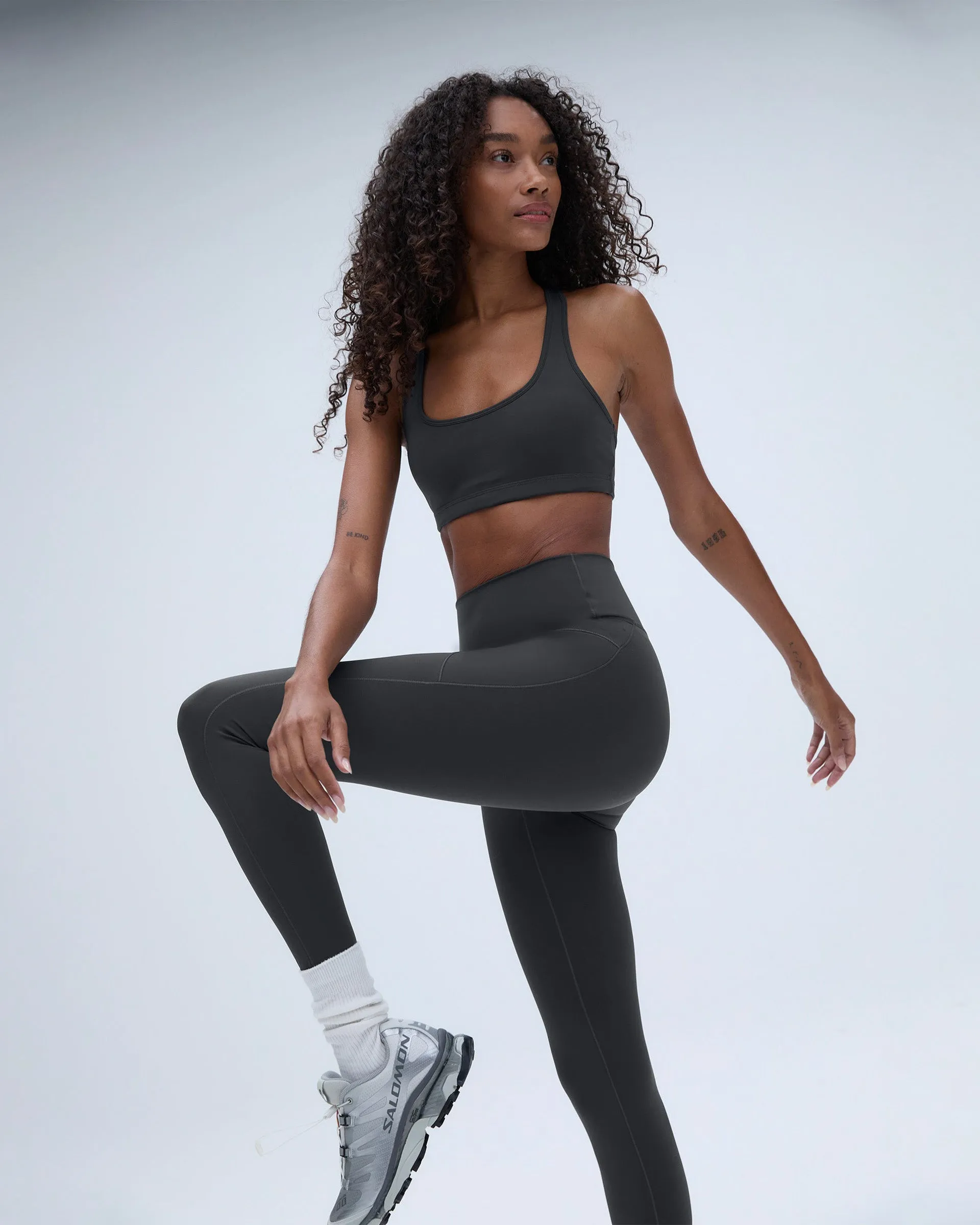 Ultimate Seam Detail Zip Pocket Leggings - Graphite Grey Comfort Base Travel Outfit Trend Seeker