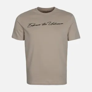 MEN T-SHIRT ROUND NECK REGULAR FIT Commute Ease Heart Glow
