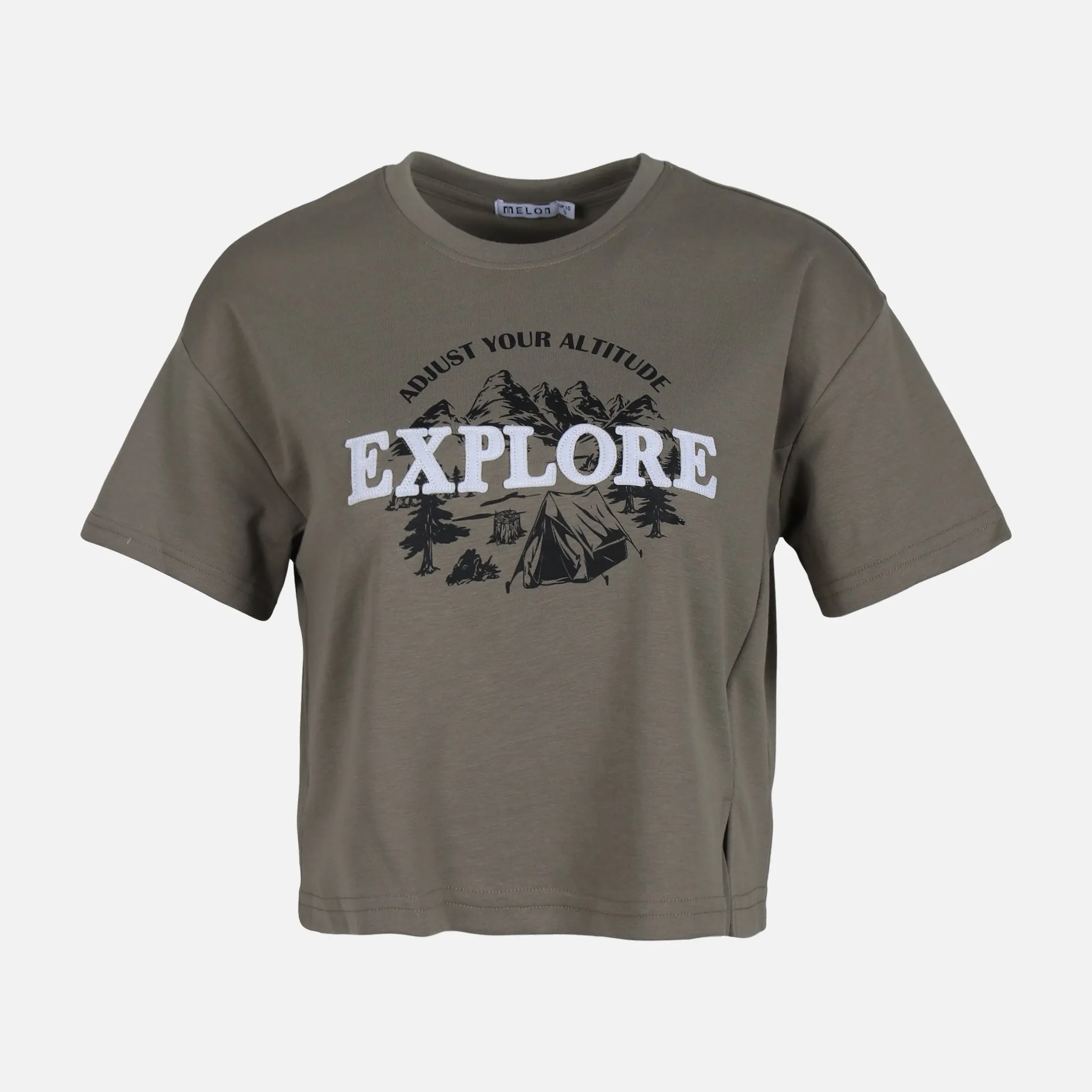 WOMEN CROPPED TEE Colorfast Technology EcoFriendly Dye