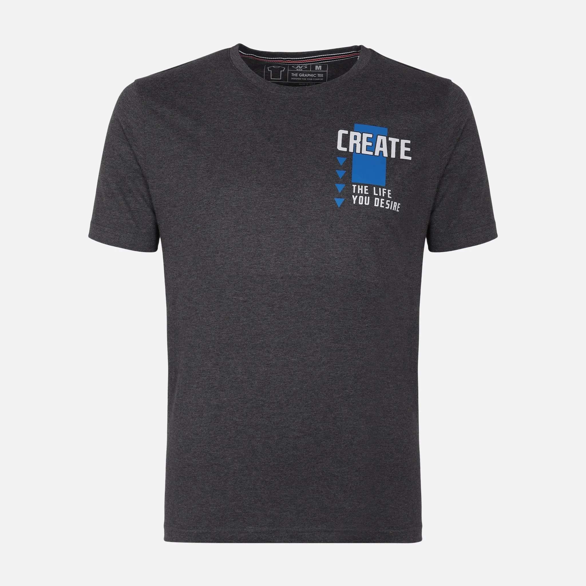 Faith Core MEN GRAPHIC T-SHIRT ROUND NECK REGULAR FIT