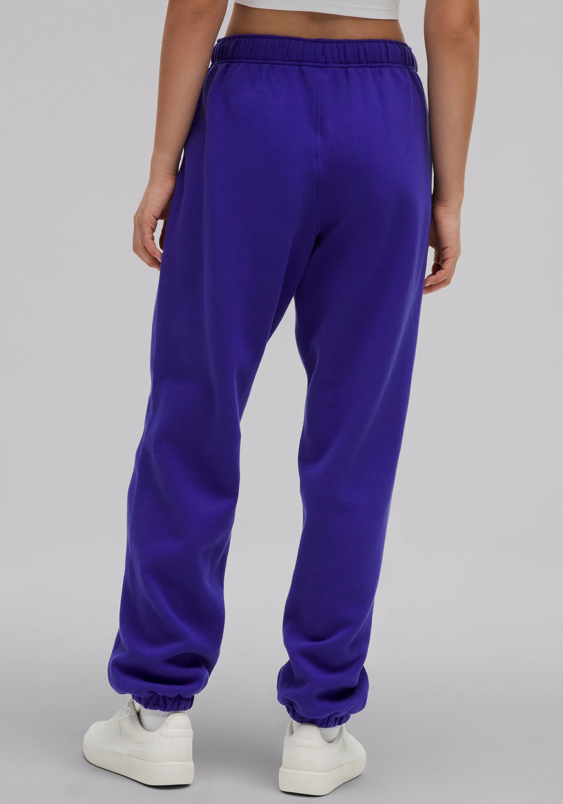 Breathable fabric RecycledMaterial Scuba Mid-Rise Oversized Jogger | Regular