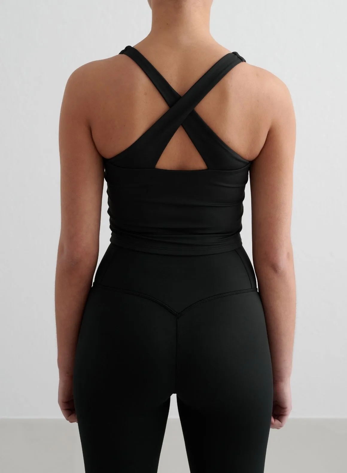 Black Core Essential Bralette Remote control Loose Fit