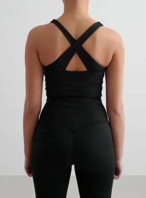 Black Core Essential Bralette Remote control Loose Fit