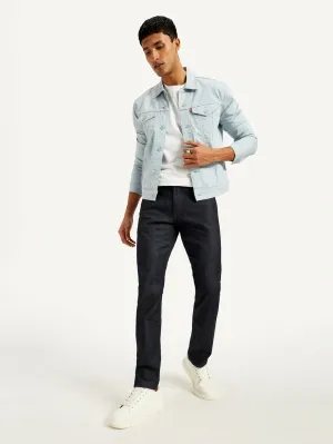 Men's 511 Navy Blue Slim Fit Mid Rise Jeans Eco Friendly Night Out Anytime Look