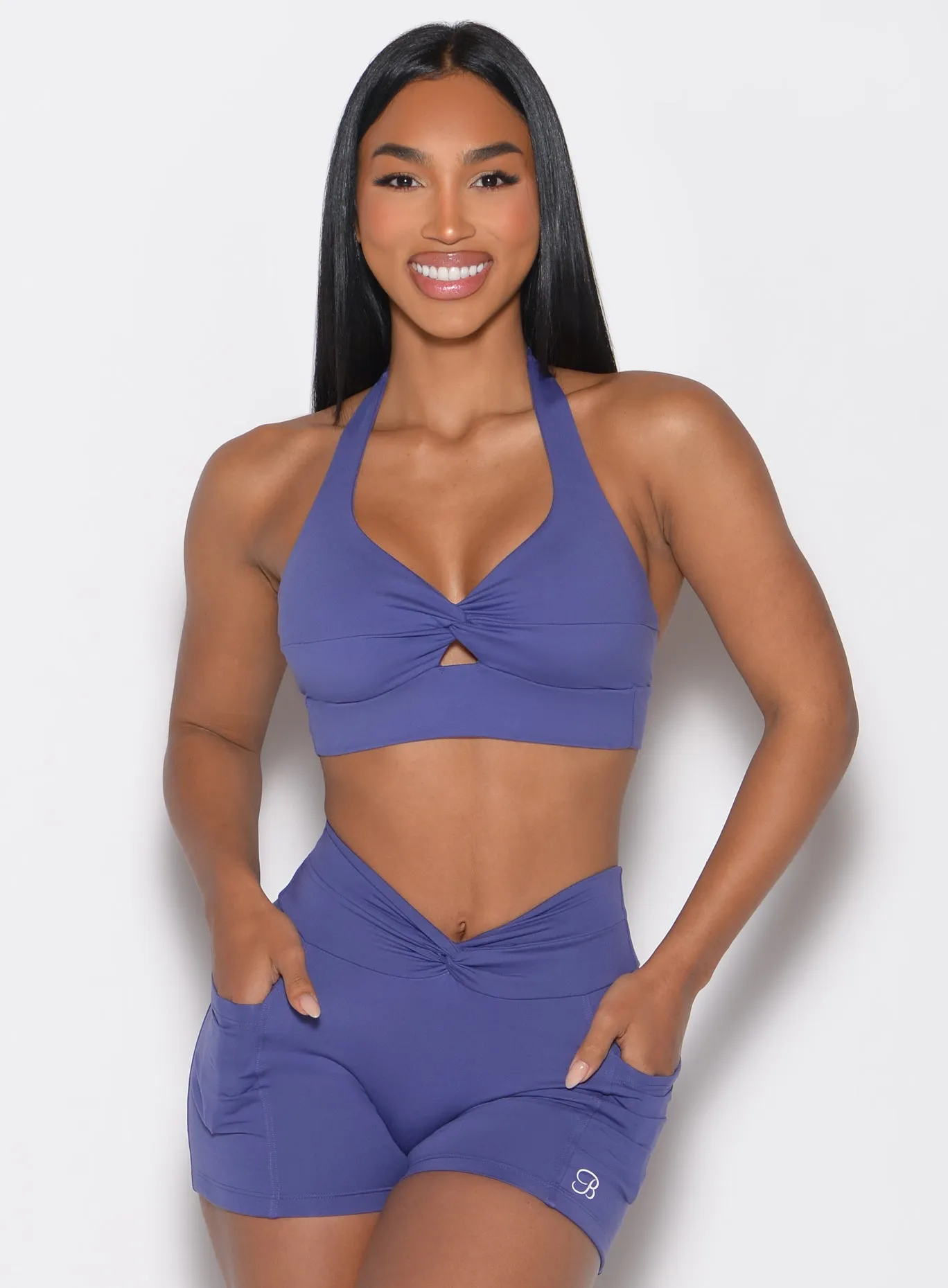 Minimalist Design Injury prevention Backless Knot Bra