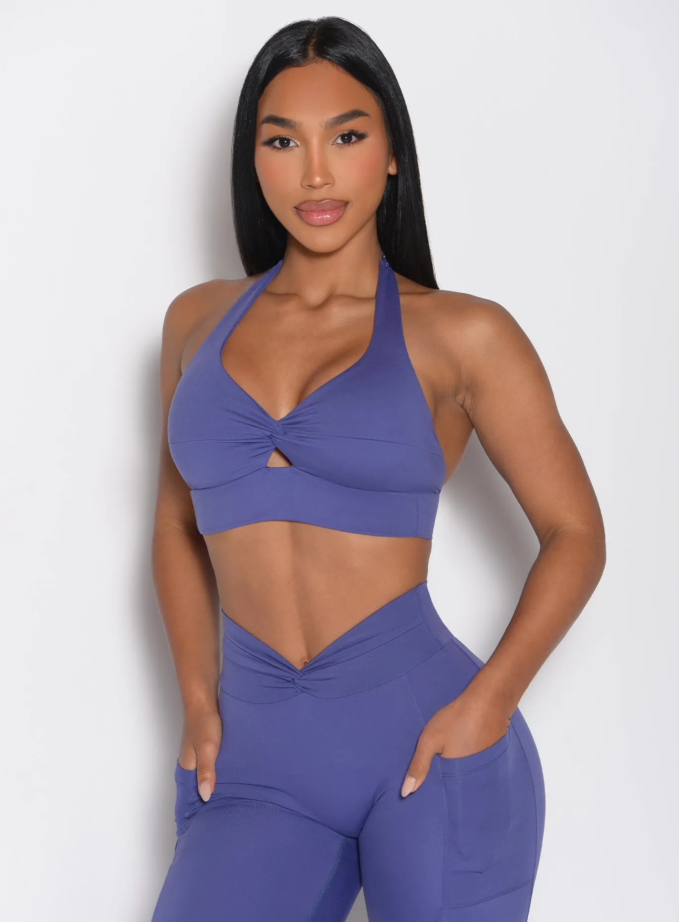 Easy Structure Backless Knot Bra