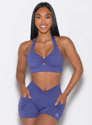 Minimalist Design Injury prevention Backless Knot Bra