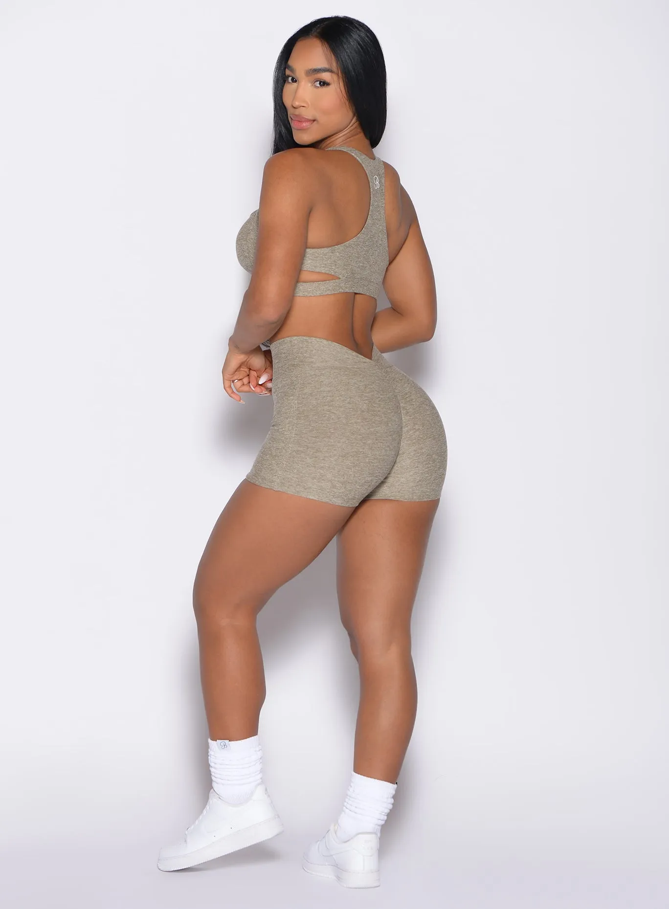 V Back Shorts Static Free Finish Gym Wear