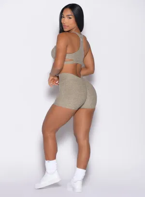 V Back Shorts Static Free Finish Gym Wear