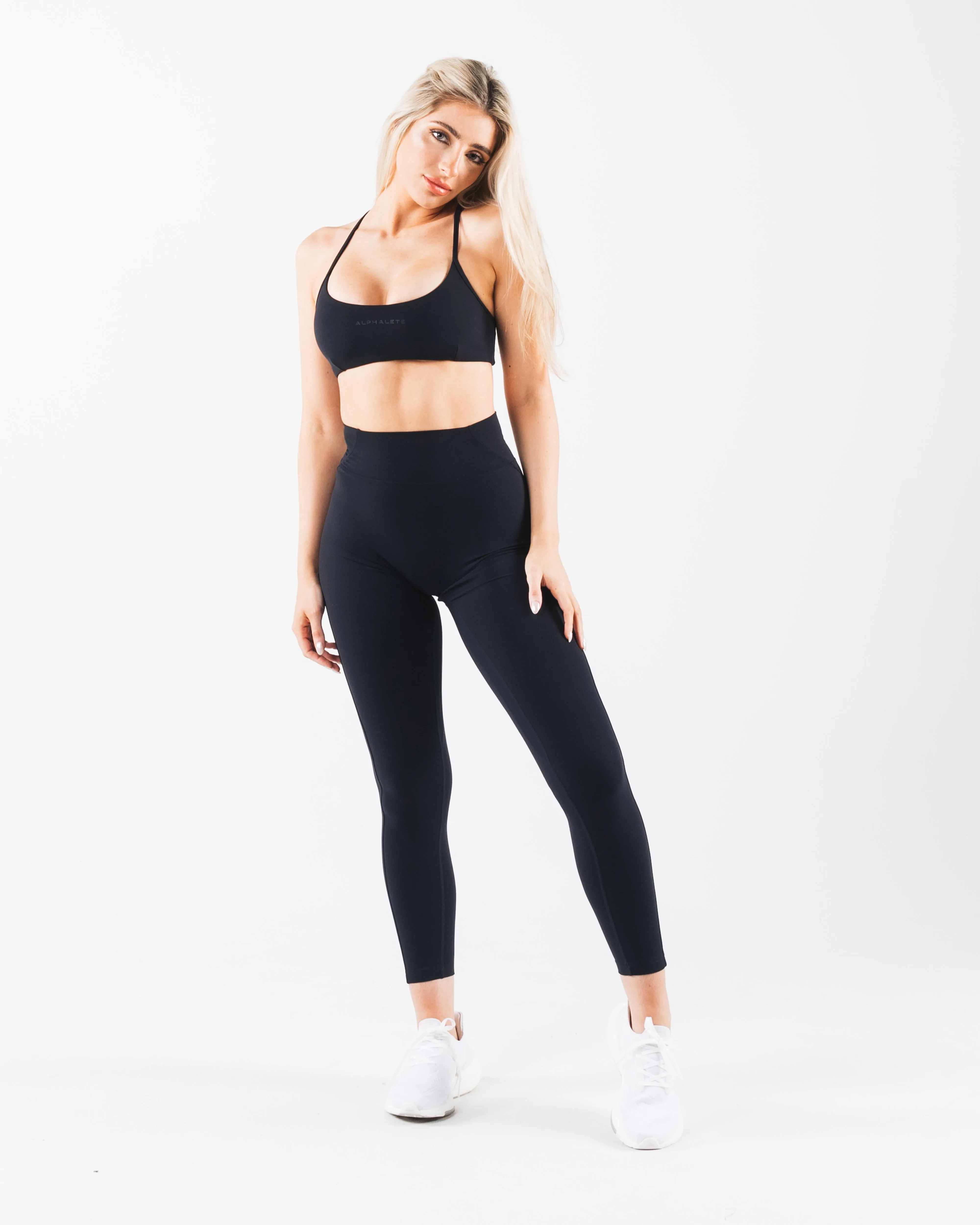 adults Aura 3 Strap Bra - Black