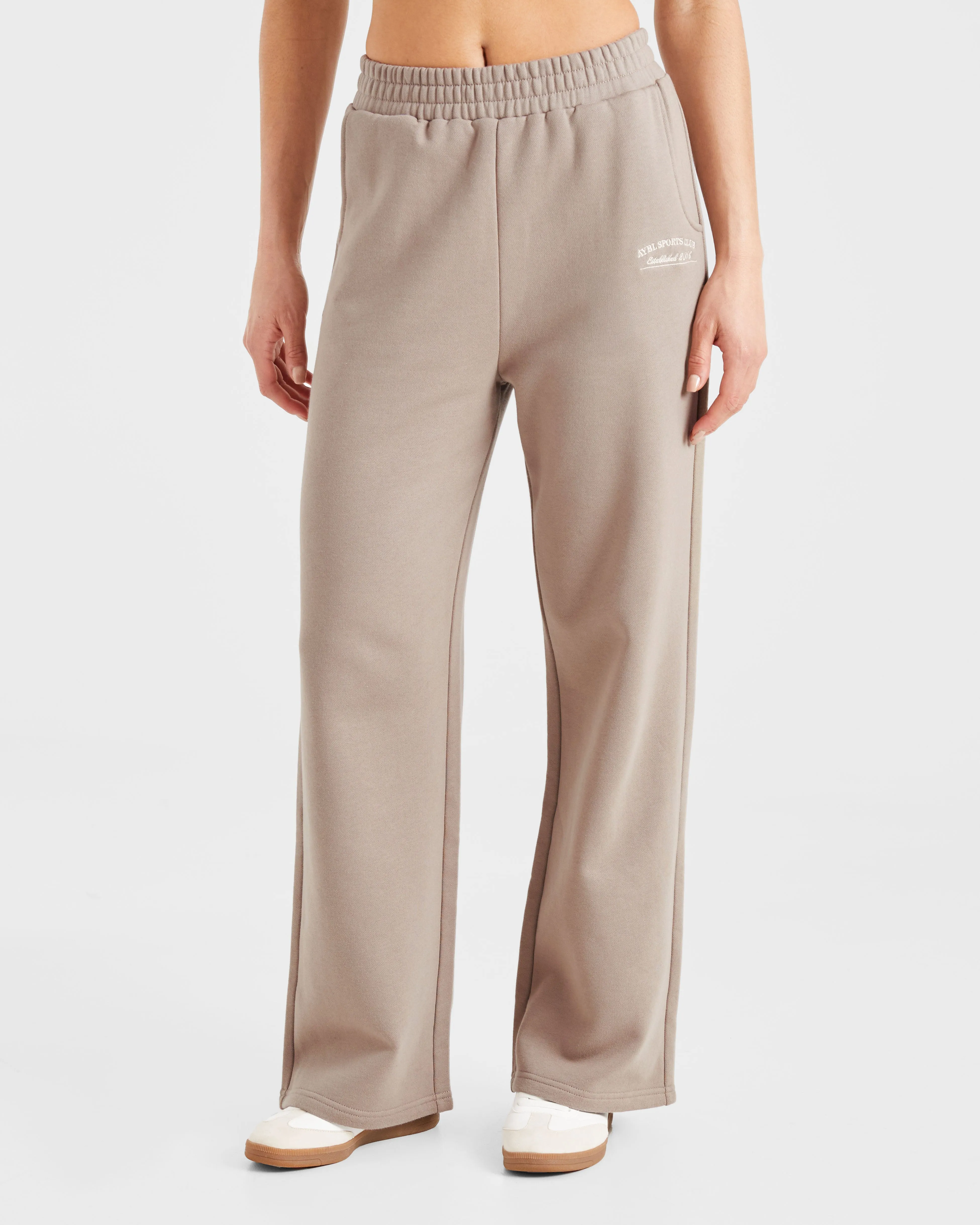 Team Uniform Courtside Straight Leg Joggers - Mocha Smooth Underwear