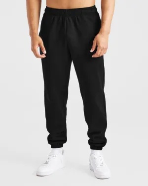 Etched Joggers - Black Temperature Regulating Soft Stretch