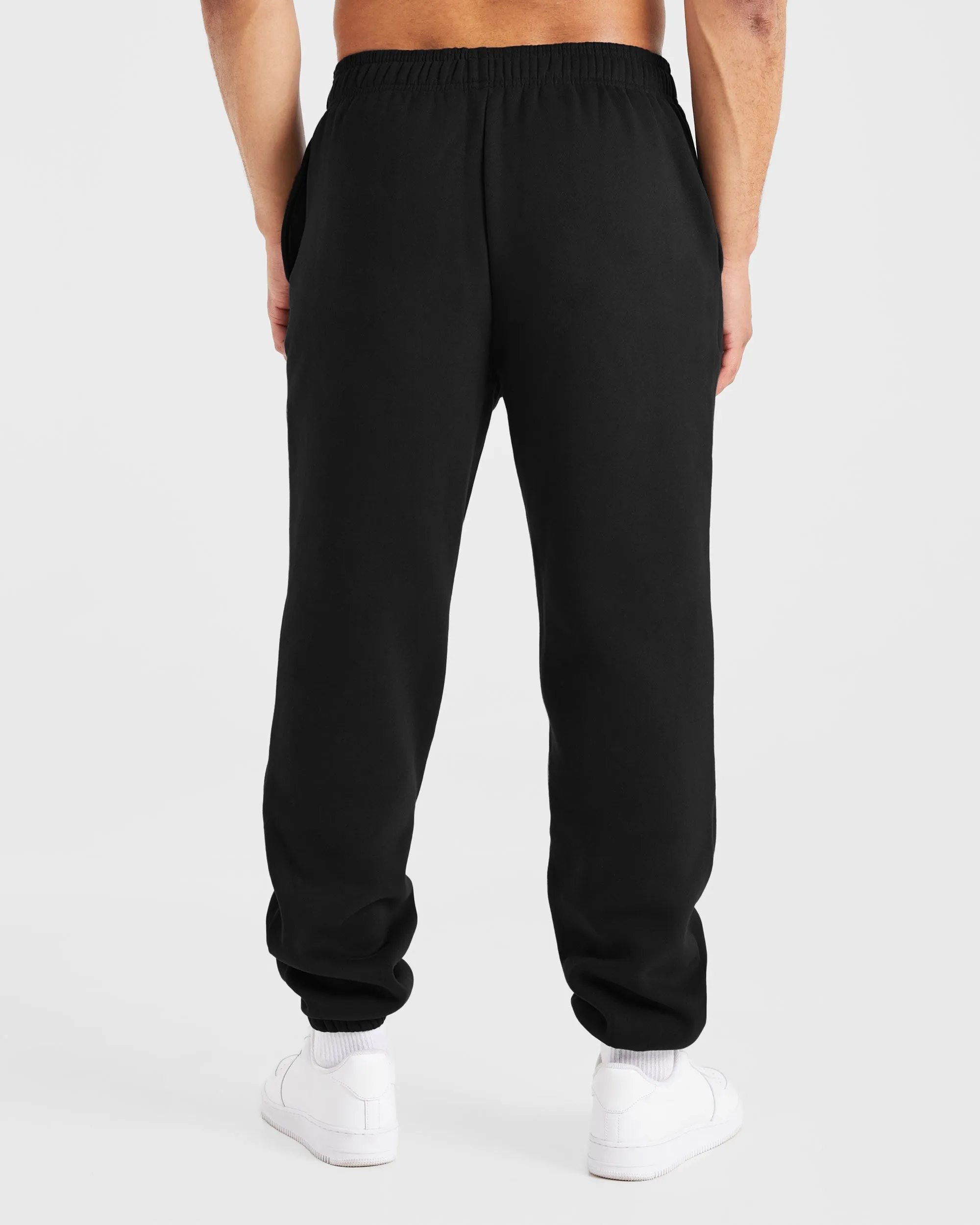 Etched Joggers - Black Durable Seams Recyclable Fabric Blend