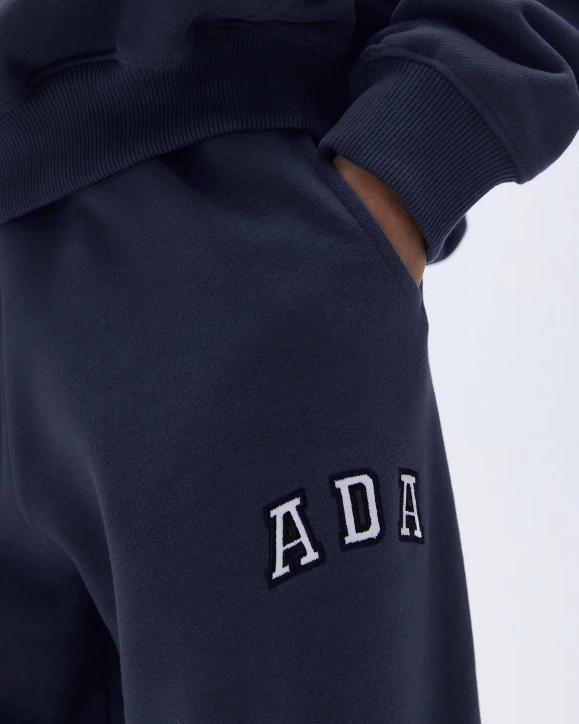 Tear Resistant Weave BreathableMeshLining ADA Sweatpants - Midnight Blue