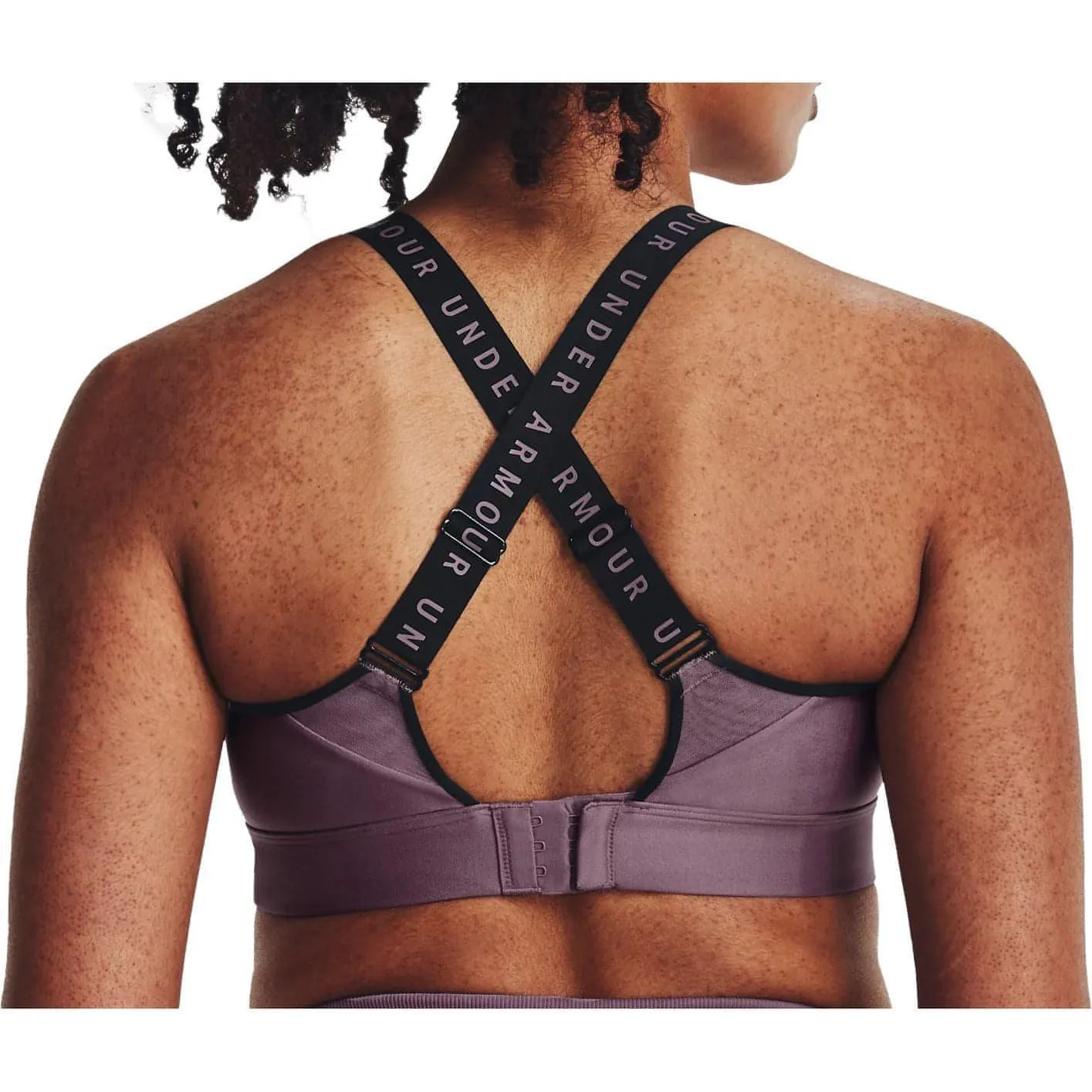 Compression fabric Under Armour Infinity High Womens Sports Bra - Purple