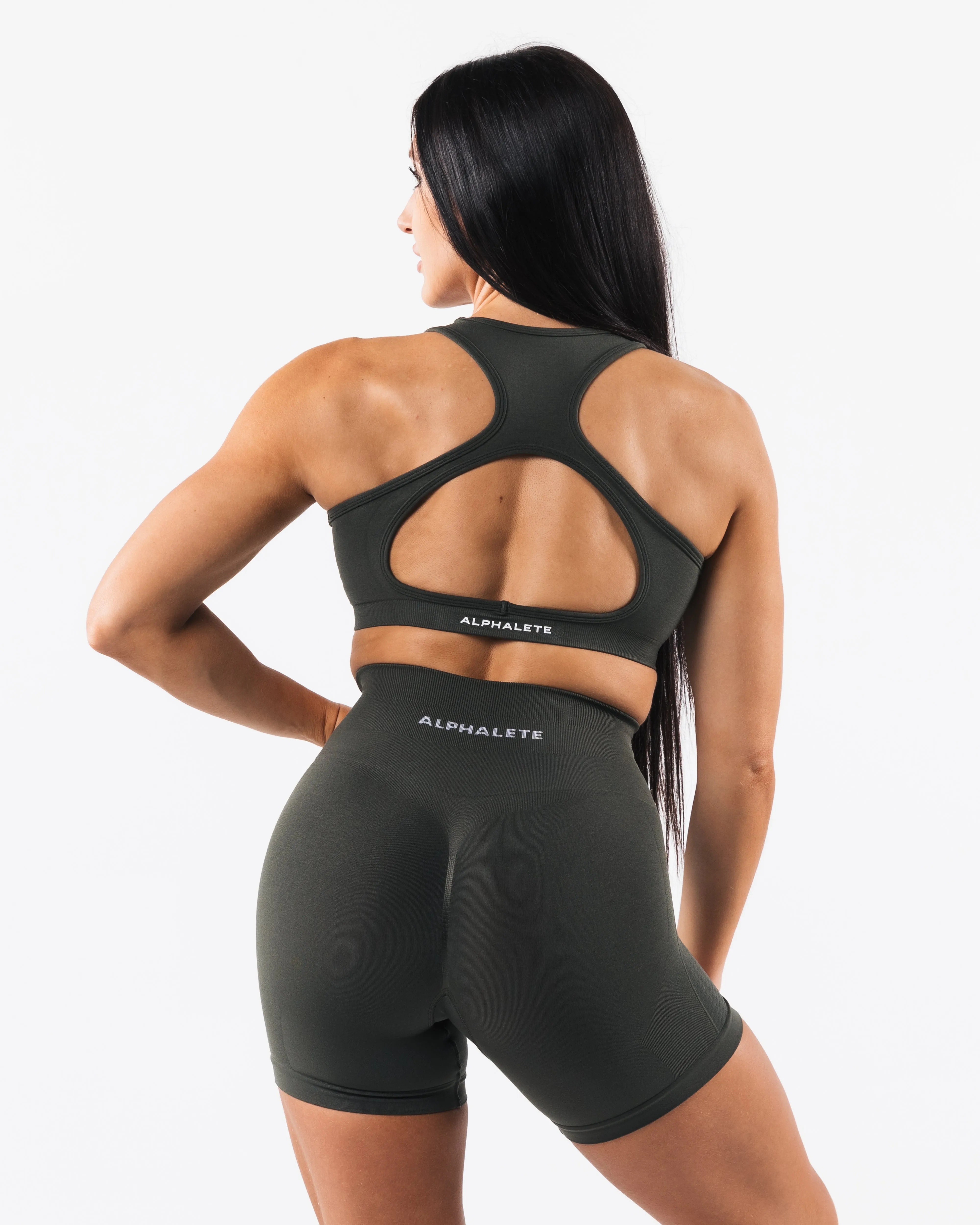 Amplify Contour Bra - Mountain Top Half-sleeved