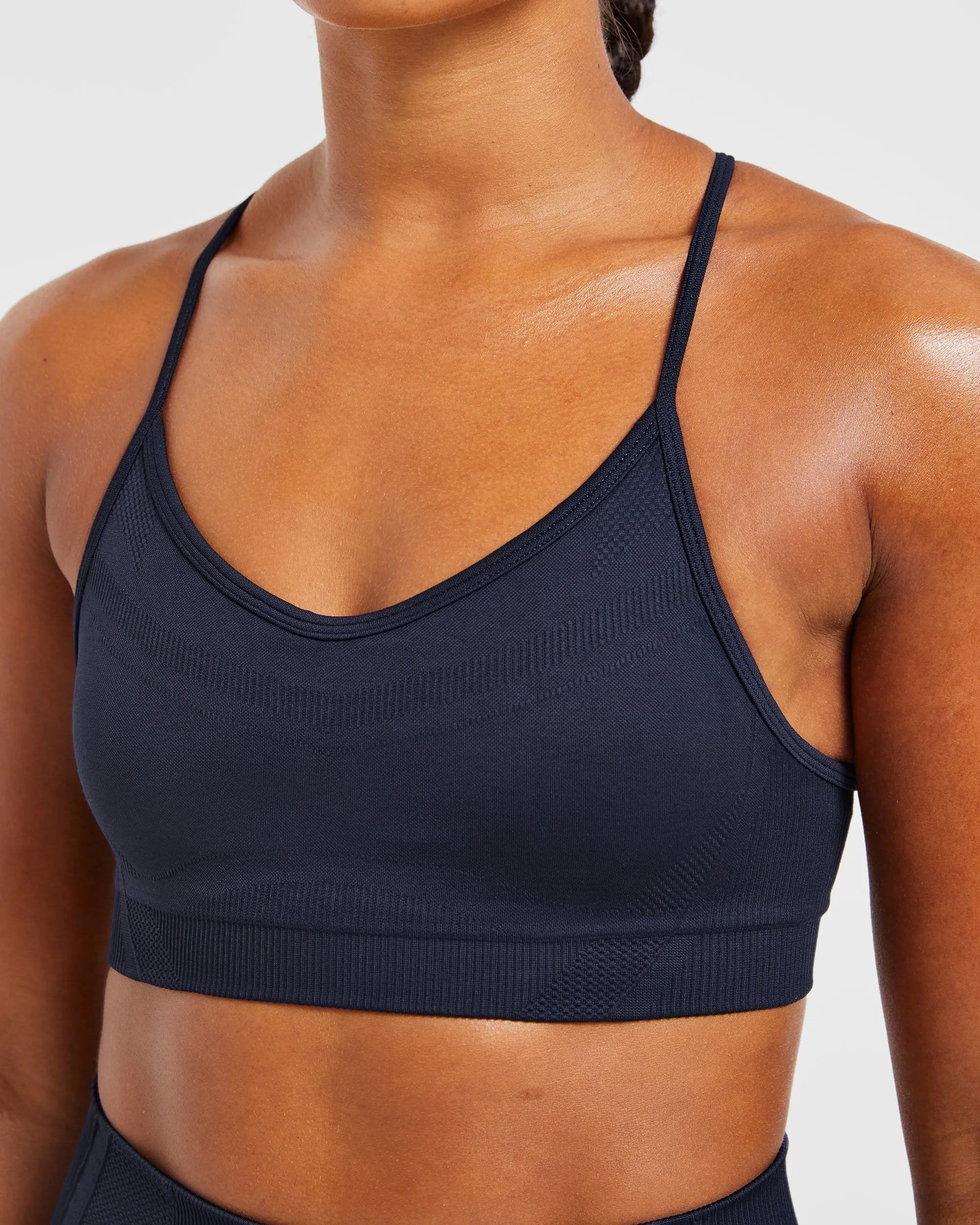 Balance V3 Seamless Strappy Sports Bra - Navy Active Lifestyle