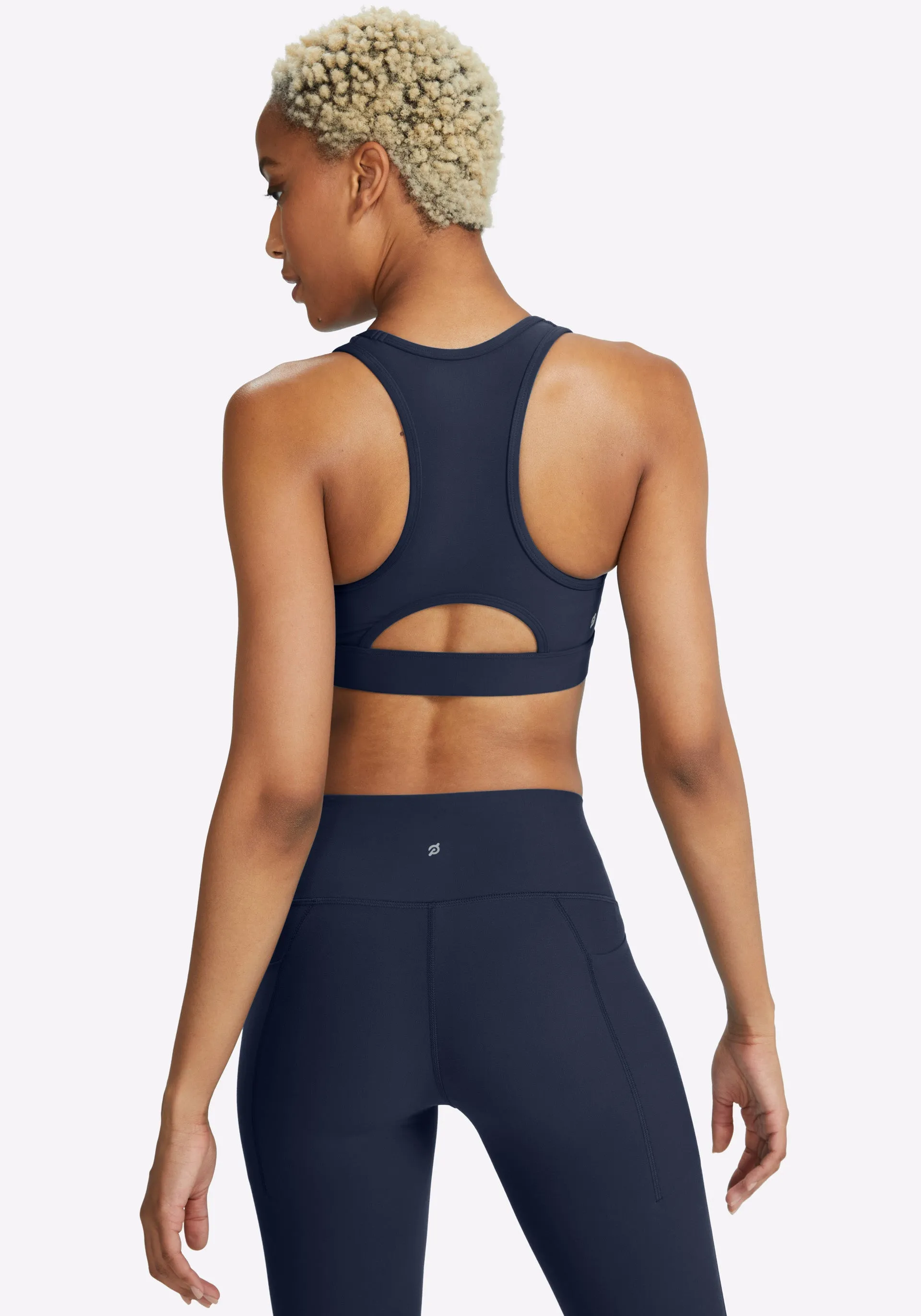 Cadent High Neck Racerback Bra Thermoregulating Fibers Hook-and-eye closure