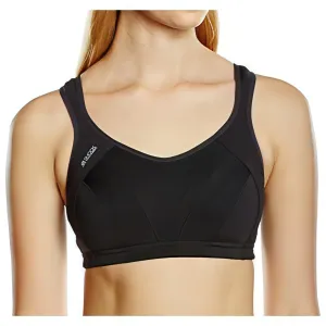 Shock Absorber Active Multi Womens Sports Bra - Black Easy Design Snug Fit Technology
