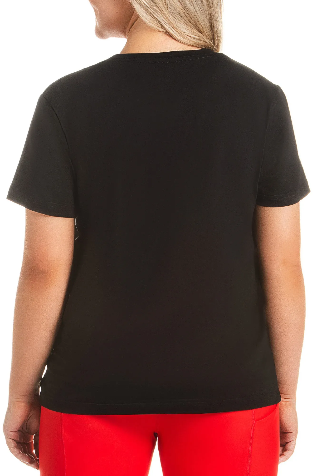 Retro Rebel Logo Tee in Black Earth Fit HighVisibility