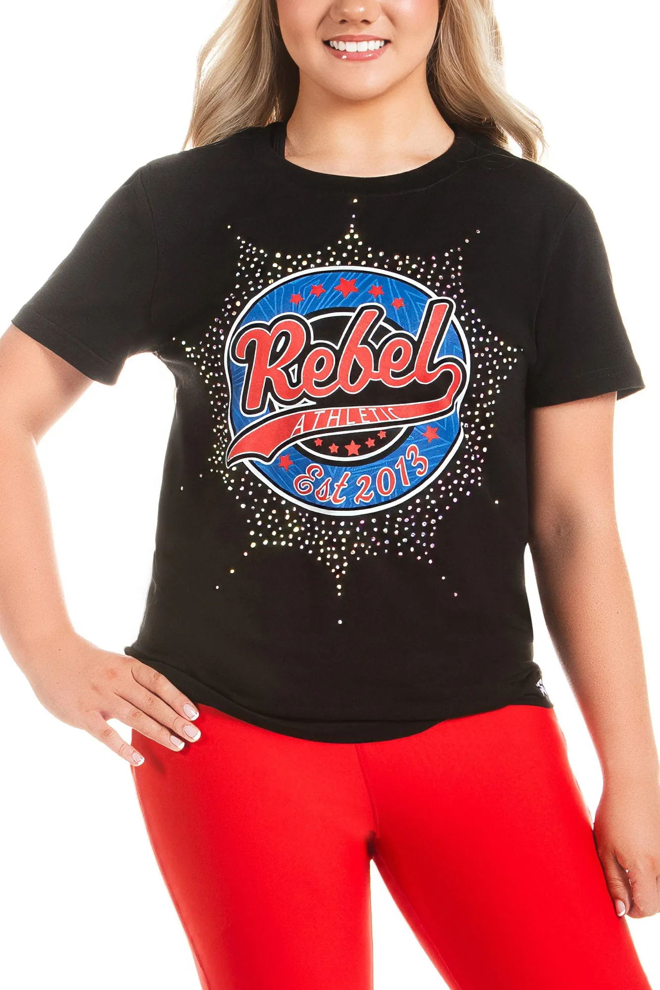 Balance Core Retro Rebel Logo Tee in Black