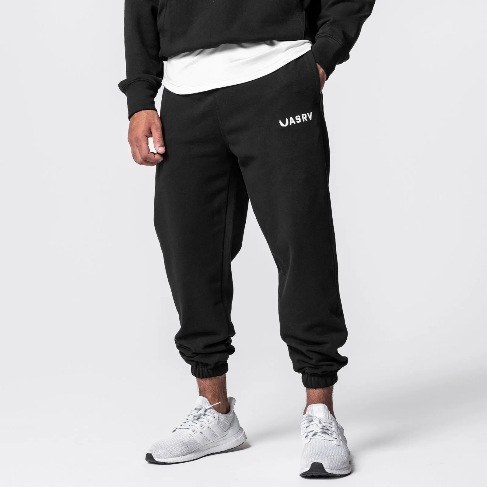 Professional Wear Abrasion Resistant Material 0655. Tech-Terry? Oversized Sweats - Black