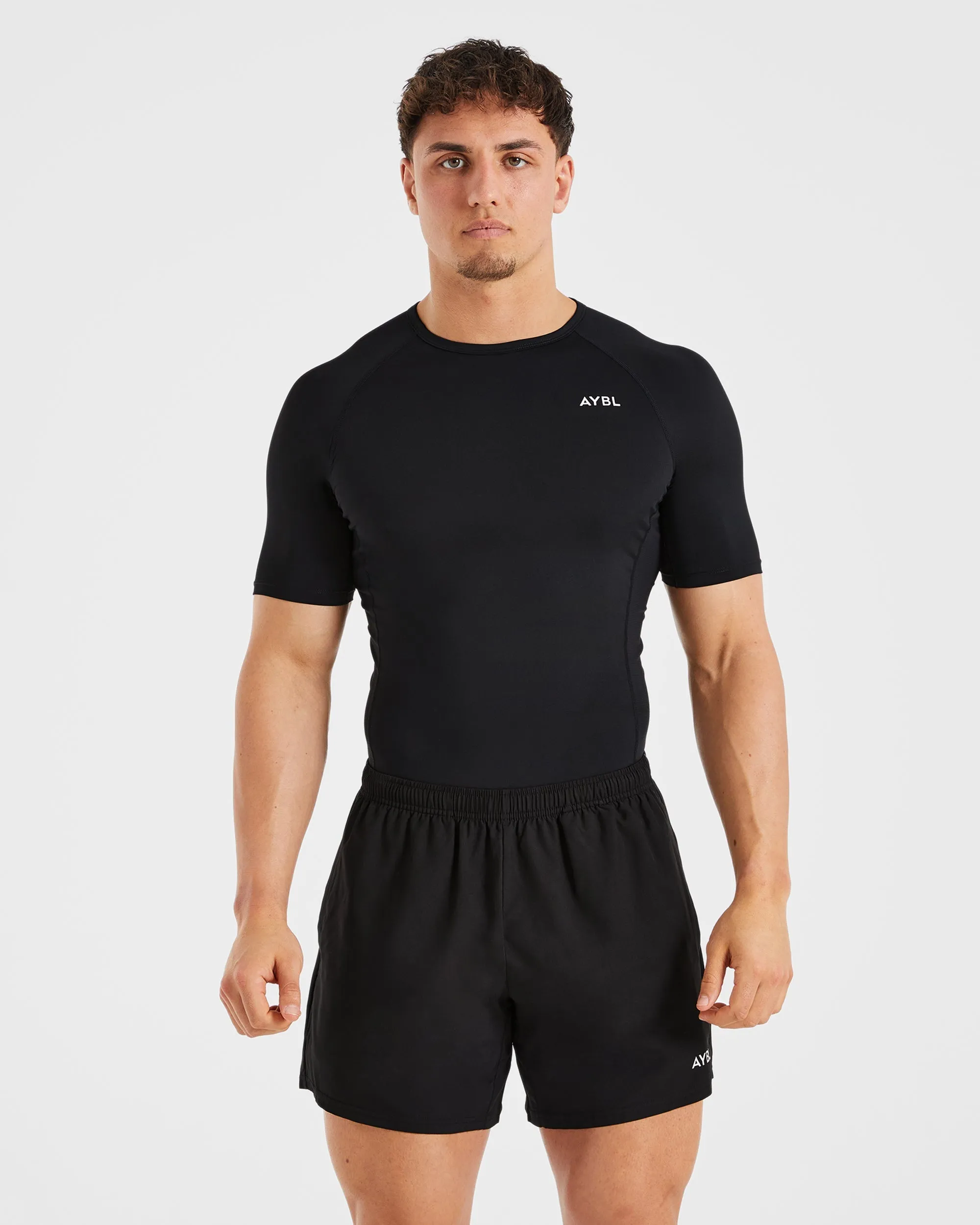 Compression T Shirt - Black Classic