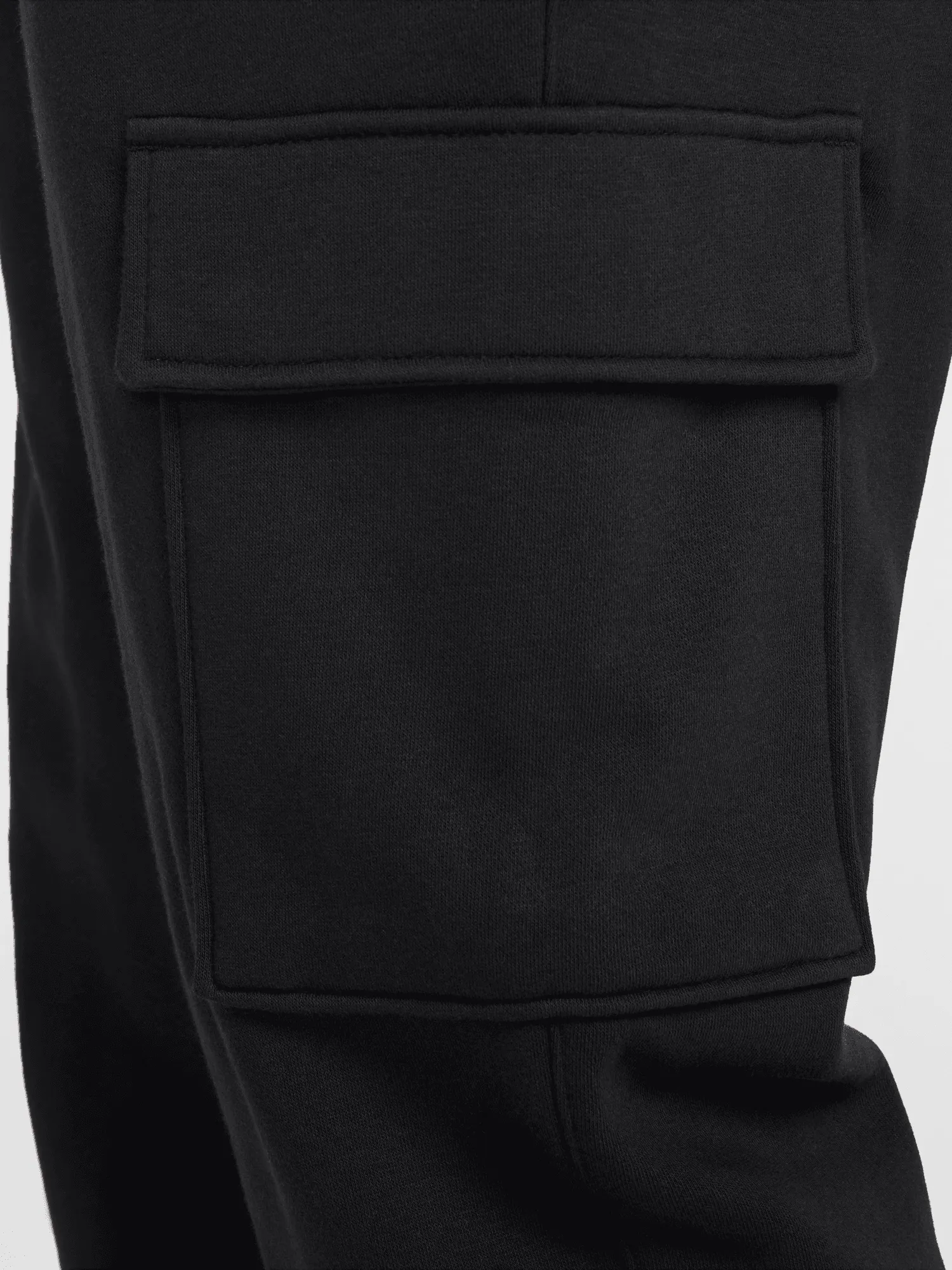 Minimal Look Fleece Cargo Pants