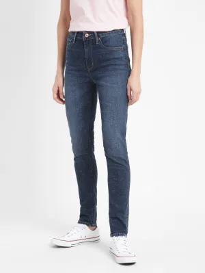 Slim Holiday Vibes Teen Outfit Spring Mood Smooth Work Meeting Women's 721 Blue Skinny Fit High Rise Jeans