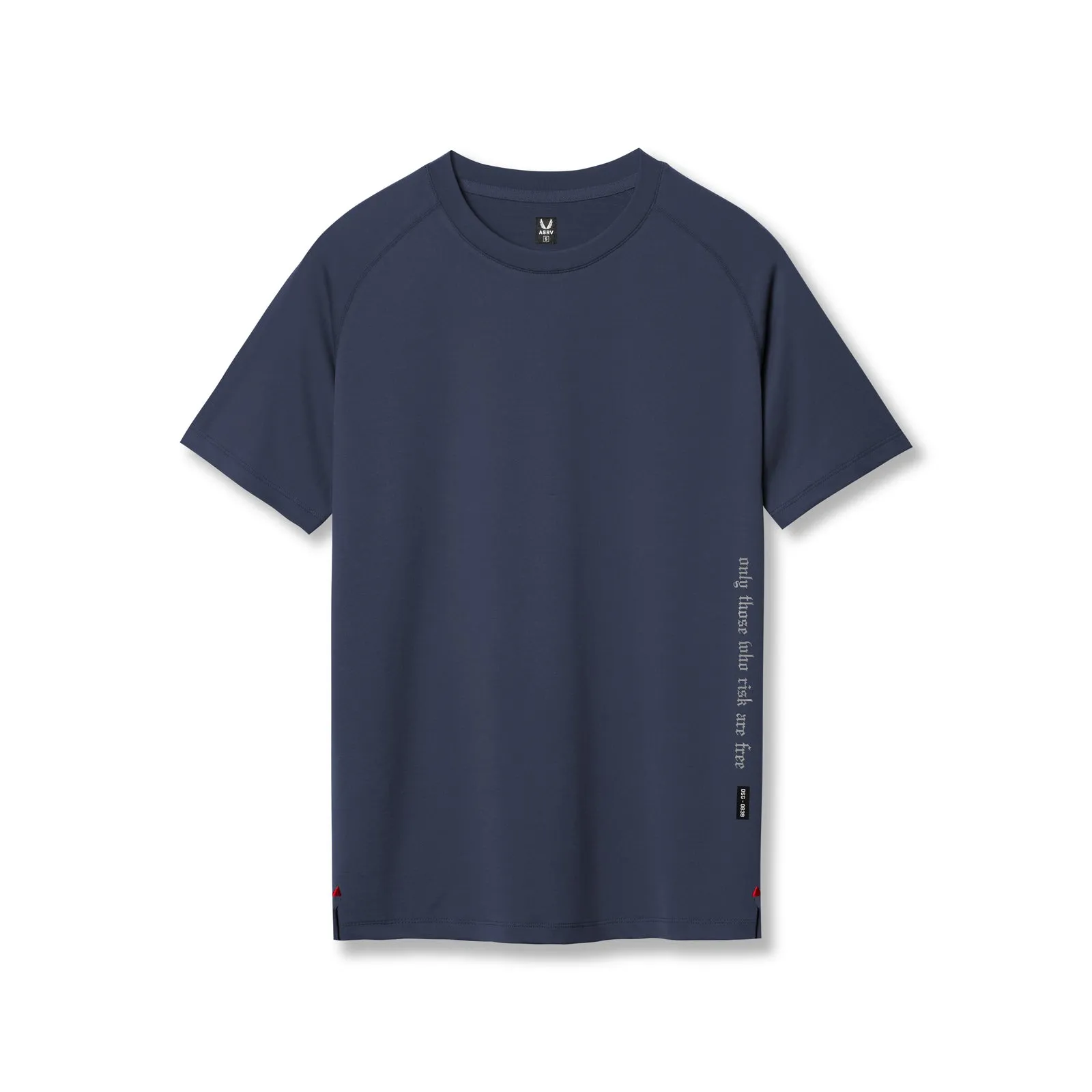 0839. 3D-Lite? 2.0 Lycra?? Fitted Tee - Navy "OTWR" FadeResistantPrint High-End Quality