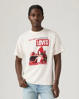 Levi's? Vintage Fit Graphic Tee - First Choice 1 Egret Straight Leg Design Family Style Minimalist Style Date Night