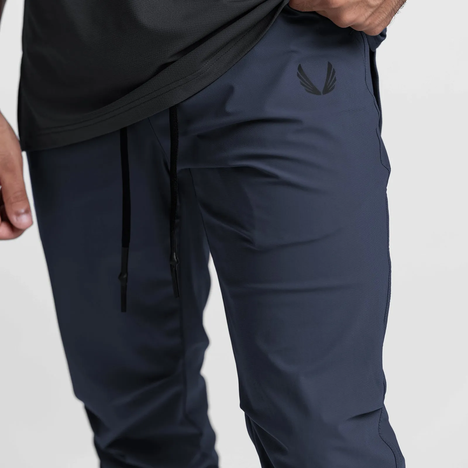 Heat Control Hidden Pocket System 0826. Tetra-Lite? High Rib Jogger - Navy