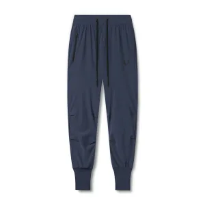 0826. Tetra-Lite? High Rib Jogger - Navy Lightweight Fabric