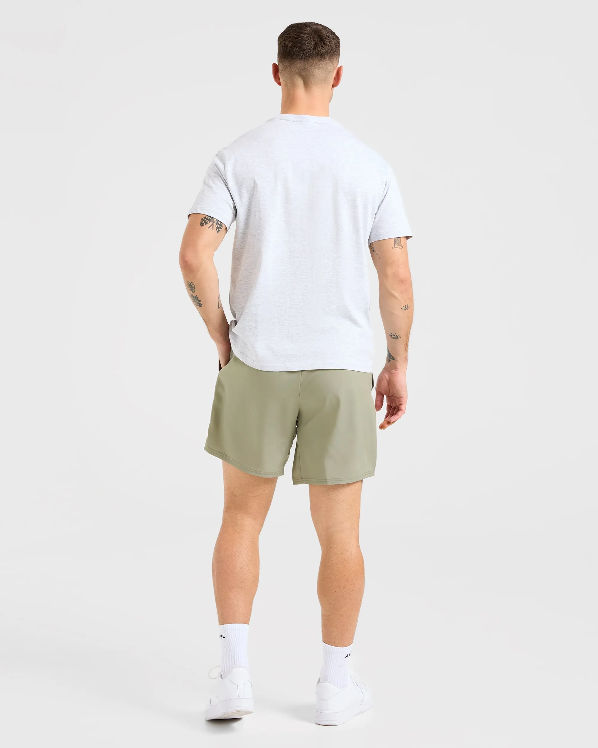 Core 7" Shorts - Desert Olive Neat Look