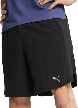 Puma Velocity 7 Inch Mens Running Shorts - Black Zipper pockets Adaptive Temperature Control