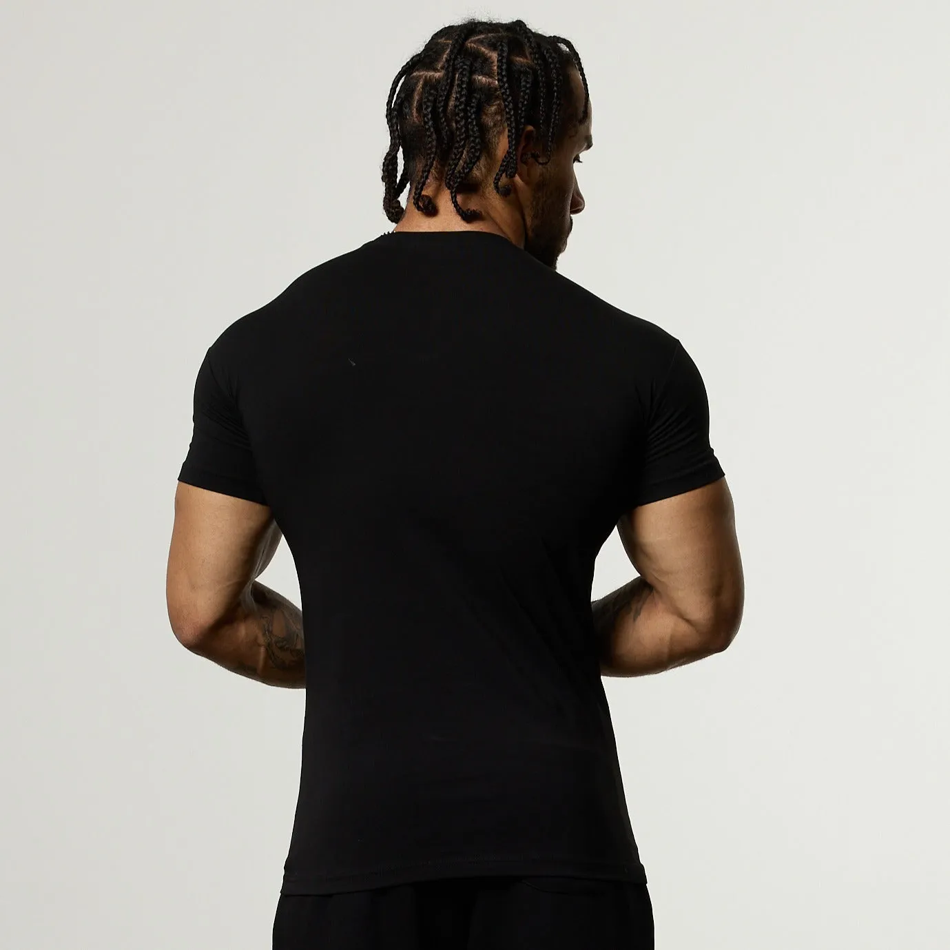 Summer Ready Vanquish Metal Black Slim Fit T Shirt